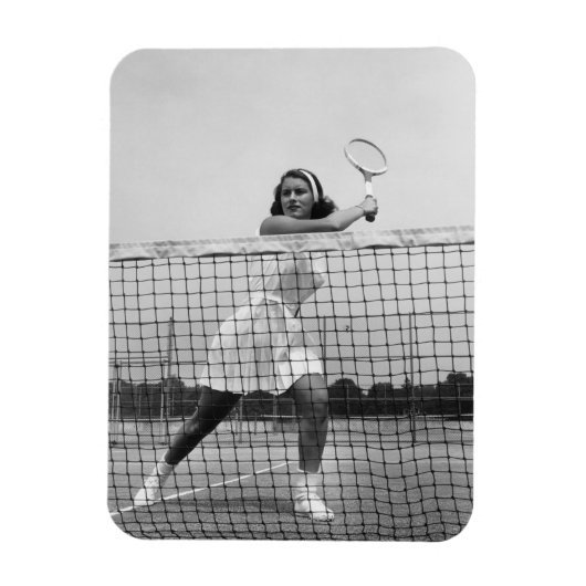 Tennisspielerin Magnet (Vertikal)