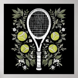 Tennisspielerin Poster