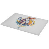 Tennisspielerin Schneidebrett (Ecke)