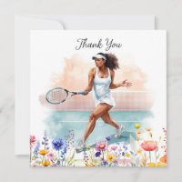 Tennisspielerin spielt Tennis