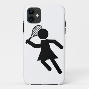 Tennisspielerin - Symbol für Tennis Case-Mate iPhone Hülle