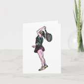 Tennisspielerkarte Karte (Vorderseite)