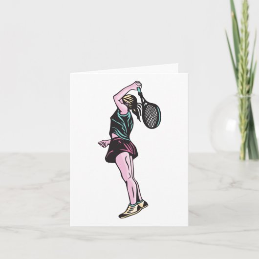 Tennisspielerkarte Karte (Vorderseite)