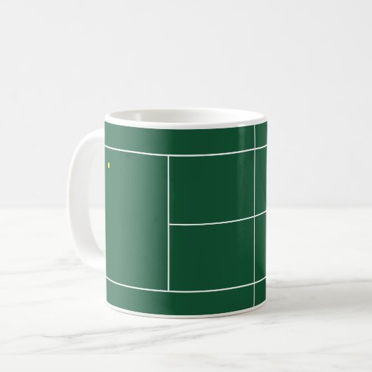 Tennissport Kaffeetasse (Vorderseite Links)