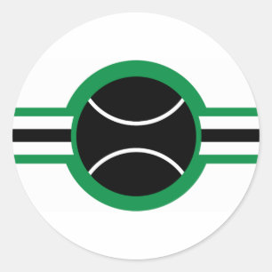 Tennisstar Runder Aufkleber