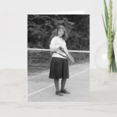 Tennisstil der 20er Jahre Karte (Vorderseite)