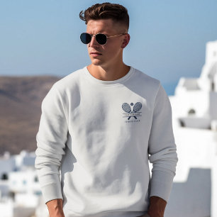 Tennisteam Ihren Clubnamen individuell hinzufügen Sweatshirt