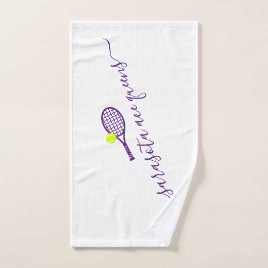 Tennisteam Name Personalisiert Handtuch (Handtuch)