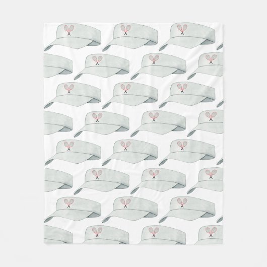 Tennisthemen Fleecedecke (Vorderseite)