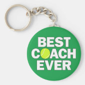 Tennistrainer BEST COACH JE - Individuelle Teamfar Schlüsselanhänger (Vorne)