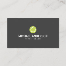 Tennistrainer oder Spielerkarte - modern Visitenkarte