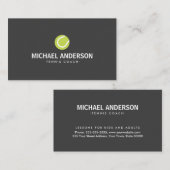 Tennistrainer oder Spielerkarte - modern Visitenkarte (Vorne/Hinten)