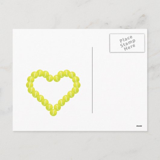 Tennisturnier Feiertagspostkarte (Rückseite)