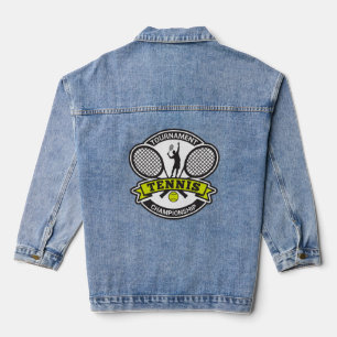 Tennisturnier-Meisterschaft Jeansjacke
