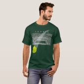 Tennisturnier mit Tennisball T-Shirt (Vorne ganz)