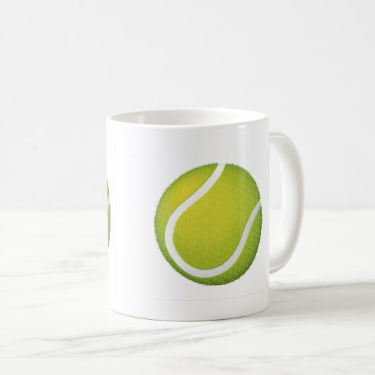 Tennistyptext | Sportgeschenk Kaffeetasse (VorderseiteRechts)