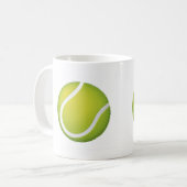 Tennistyptext | Sportgeschenk Kaffeetasse (Vorderseite Links)