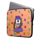 Tennisuhu - Mädchen Laptopschutzhülle (Vorderseite Links)