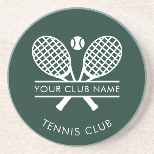 Tennisvereinsname Team Spieler Swag Custom Getränkeuntersetzer