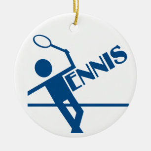 Tennisverzierung, anpassen keramikornament