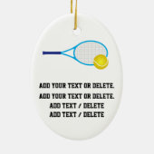 Tennisverzierung - SRF Keramikornament (Hinten)