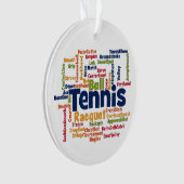 Tenniswolke Ornament (Vorderseite)
