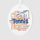 Tenniswolke Ornament (Vorderseite)
