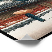 Tennô-ji Temple in Osaka hasui kawase shan hanga Poster (Ecke)