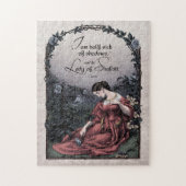 Tennyson "Lady of Shalott" Viktorianisches Puzzle  (Vertikal)