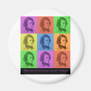 Tennyson "Liebe is Long" Pop Art Gaben & T-Shirts Magnet