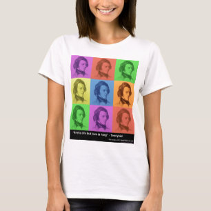 Tennyson "Liebe ist lang" Zitat PopArt Geschenke & T-Shirt