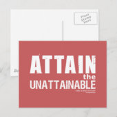 Tennyson Quote Postkarte (Vorne/Hinten)