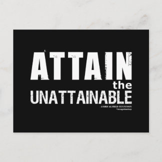 Tennyson Quote Postkarte