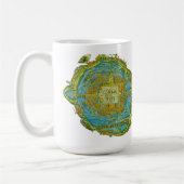 Tenochtitlan Map Wall Clock Kaffeetasse (Links)