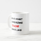 Tenor, großartig kaffeetasse (Vorderseite Links)