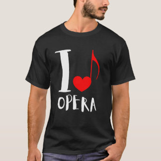 Tenor Singer Choir Vocalistheatre Student Opera gi T-Shirt
