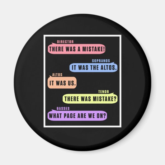 Tenor Soprano Altos Basses Chorus G Magnet (Vorne)