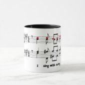 Tenor-Umbau, ", das ich singe mit ev'ry " Tasse (Zentrum)