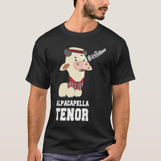 Tenor Vocal Part Alpacapella Barbershop Quartett S T-Shirt (Vorderseite)
