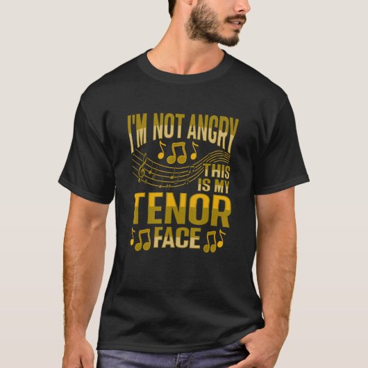 Tenor Voice Design für ein Chormitglied T-Shirt (Vorderseite)