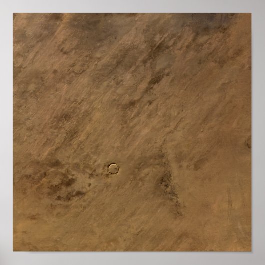 Tenoumer-Krater in Mauretanien Poster (Vorne)