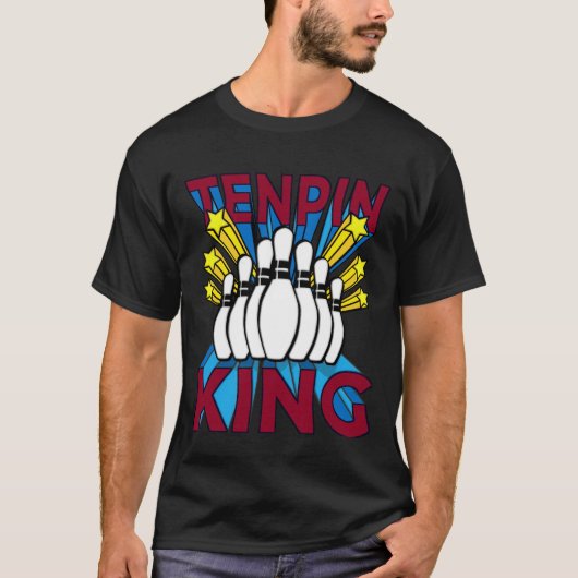 Tenpin Bowling King T-Shirt (Vorderseite)