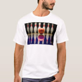 Tenpin Bowling Strike. T-Shirt (Vorderseite)