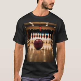 Tenpin Bowling Strike. T-Shirt