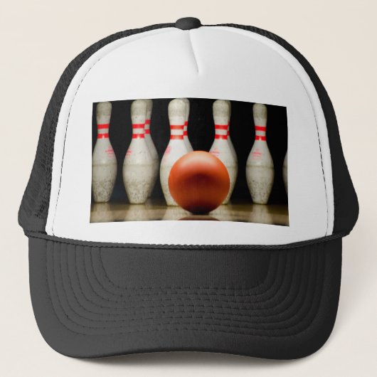 Tenpin Bowling Strike. Truckerkappe (Vorderseite)