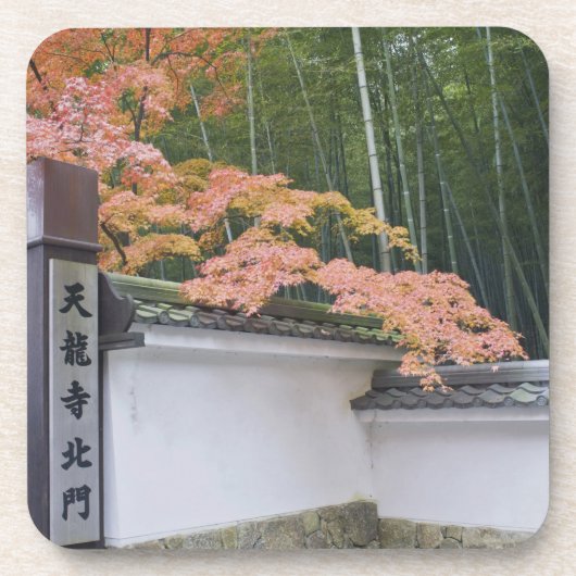 Tenryuji Temple North Gate Getränkeuntersetzer (Vorderseite)