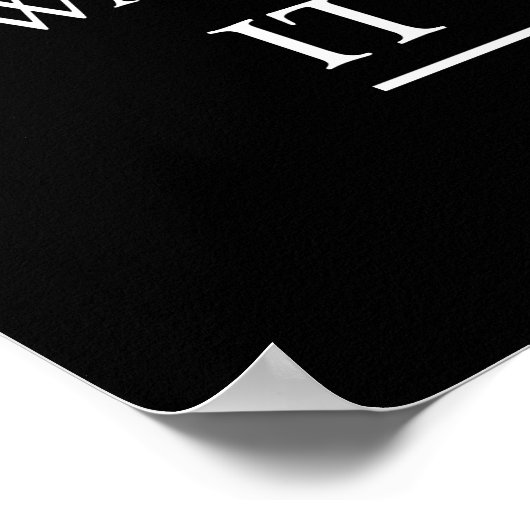 Tense Joke Poster (Ecke)