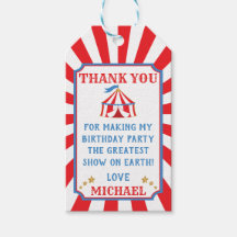 Tent Circus Carnival Geburtstagsgeschenk Gefallen 