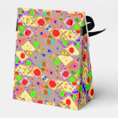 Tent Style Favor Box Geschenkschachtel (Rückseite)