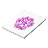 Tentacelabschnitt in rosa notizblock (Rotiert)